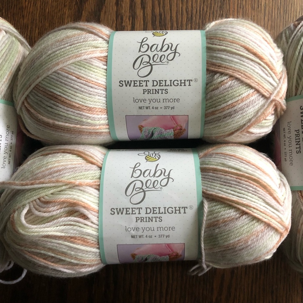 Baby Bee Sweet Delight Prints Yarn Love You More 4 Skeins
